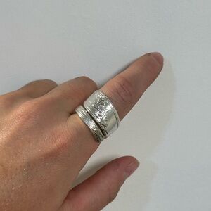 Vintage spoon wrap ring